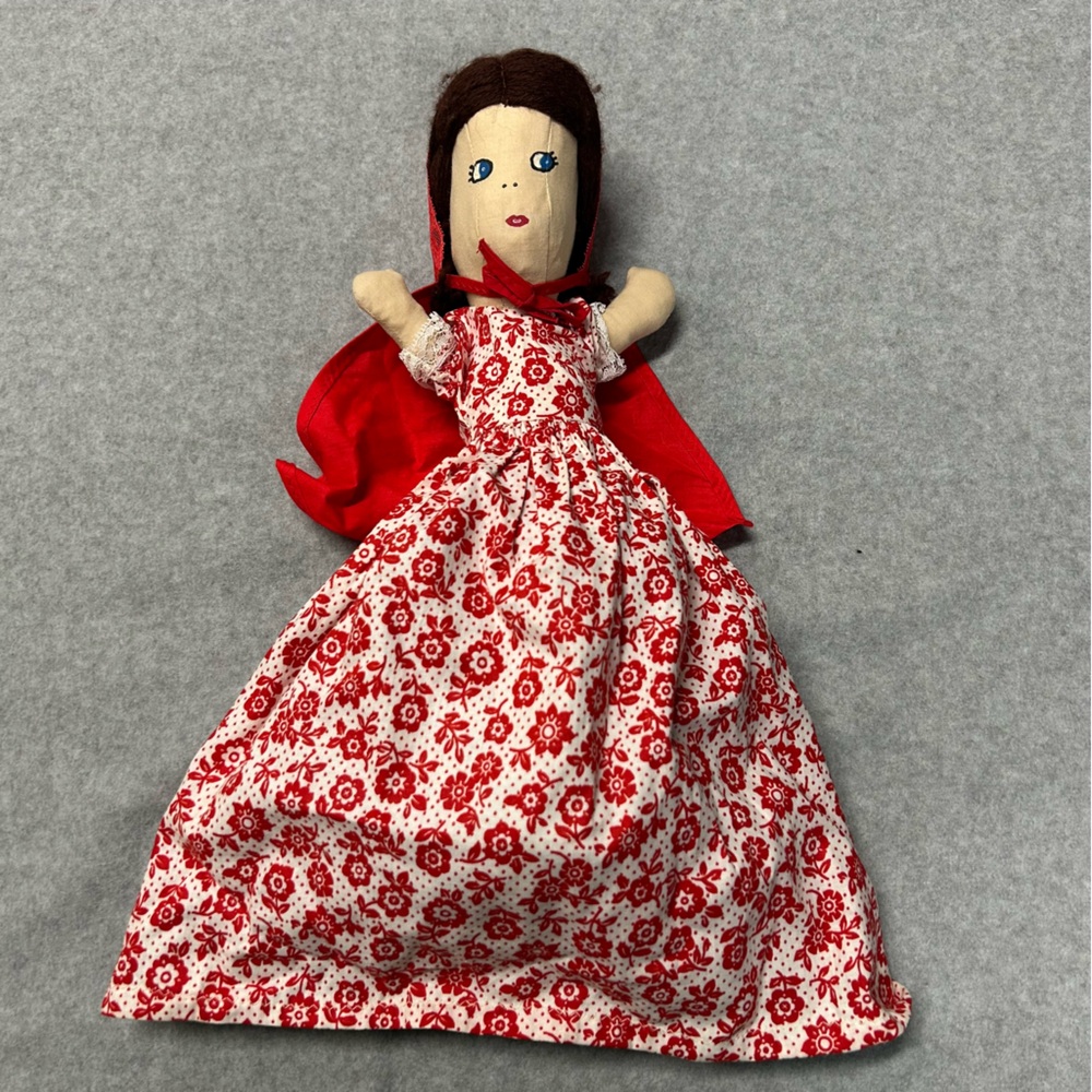 Little Red Riding Hood Doll-Little Red, Grandmother and Wolf all as one doll